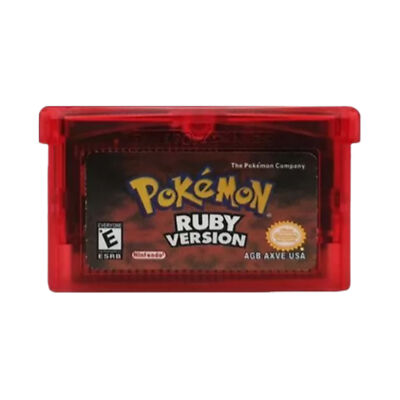 Game Card Ruby/ Sapphire/ Emerald/ Fire Red/ Leaf Green For Pokemon GBA