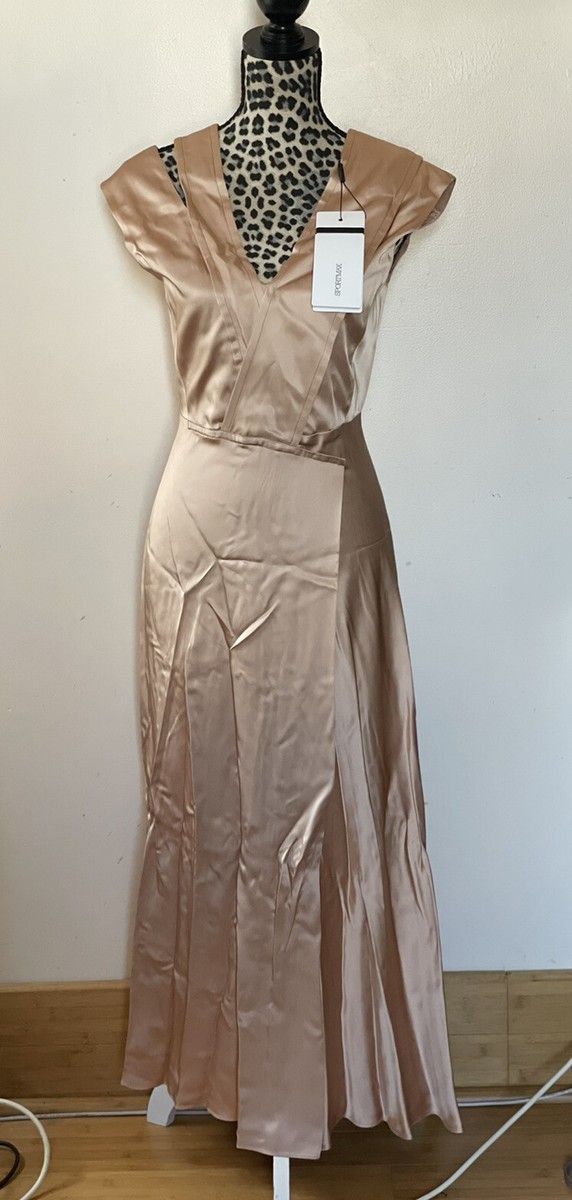 ワンピース MAX MARA Cream Stretch Silk Ossola Dress Max Mara Cream Stretch Silk Ossola Dress (Max Mara