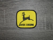 John Deere Yellow Farming Agricultural Embroidered Iron On Patch 3" x 2.5"