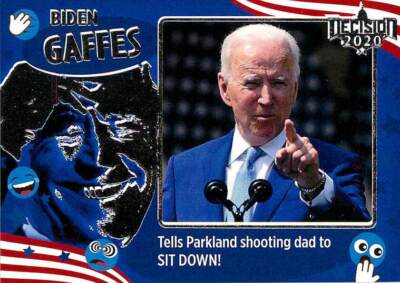 Joe Biden Gaffes GAF-40 2022 Decision 2022 tells Dad to SIT DOWN