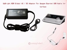 Adattatore 12V AC/DC per Apogee Electronics Quartet OUT USB interfaccia audio caricatore