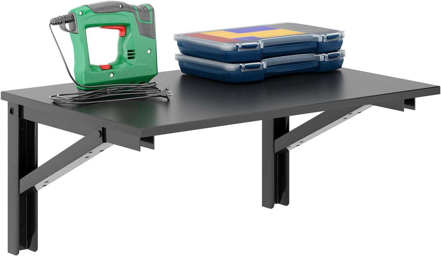 Wall Mounted Folding Table - Heavy Duty Small Fold down Dining Table Length 30"