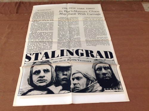 1993 Stalingrad Original Movie House Full Sheet Poster 