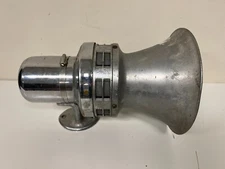Vintage Federal Electric Company Chrome Siren - 6 Volt / Model E   Works Well