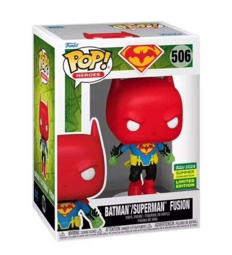 Funko Pop! BATMAN / SUPERMAN FUSION DC Heroes Comics SDCC 2024