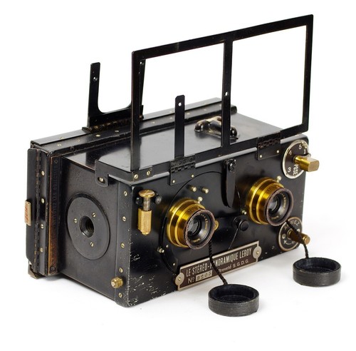 Lucien Leroy Stereo Panoramic 6x13 Camera with E.Krauss Zeiss Protar 9/82mm - Picture 5 of 11