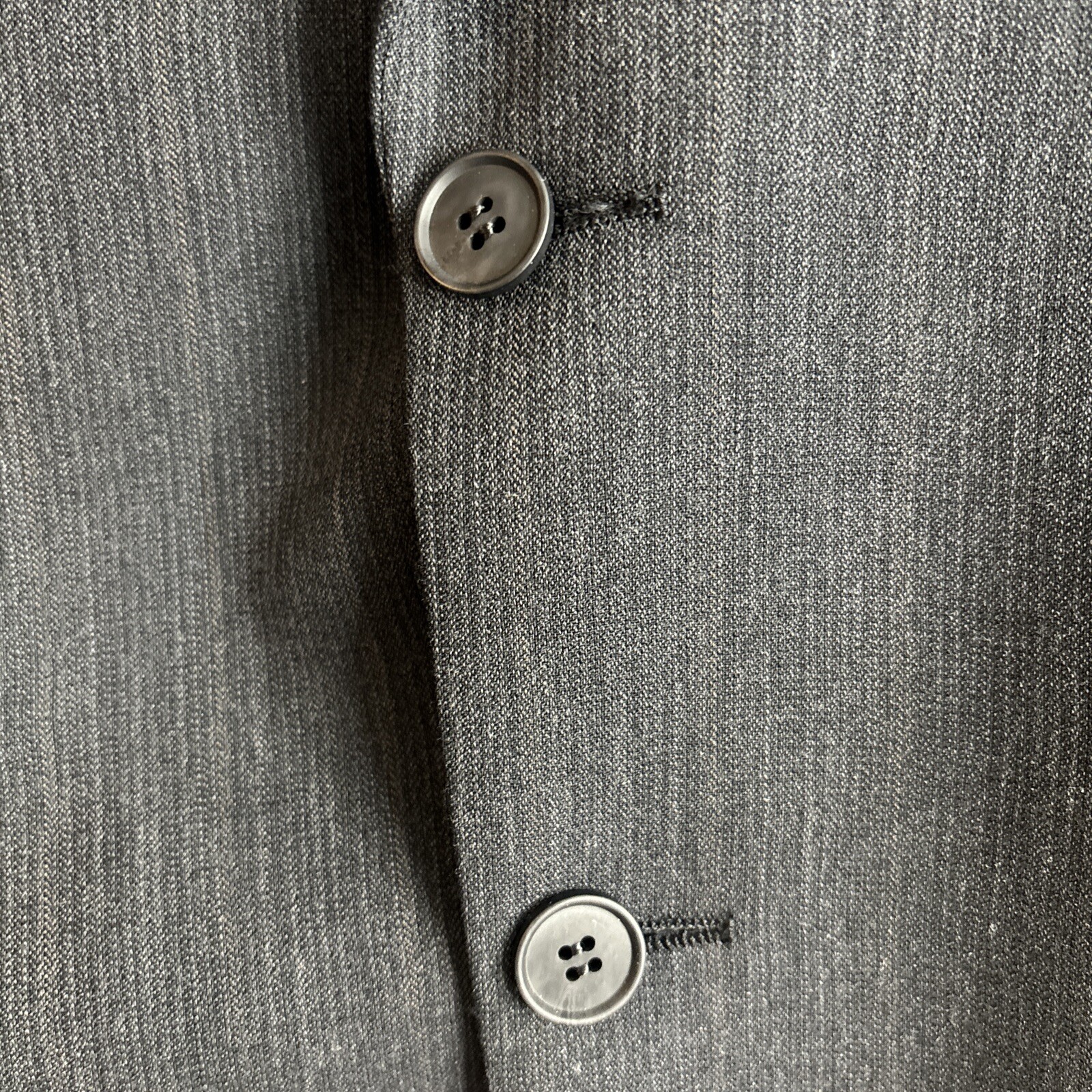 Giacca blazer vintage Yves Saint Laurent uomo lana antracite made in Canada 43