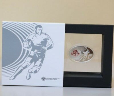 2019 Georgia 5 Lari Silver Proof Coin ag925 Rugby World Cup Japan