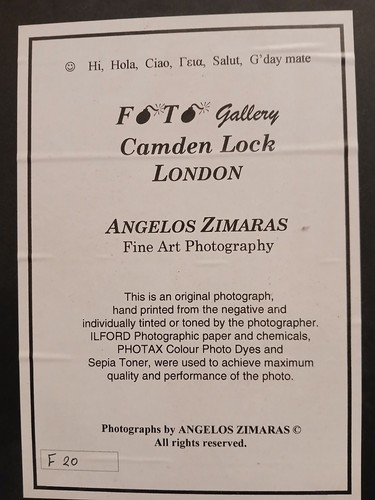 original ANGELOS ZIMARAS fine art photography - Picture 3 of 4