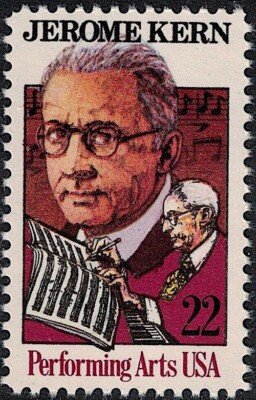 4 JEROME KERN STAMPS: 20th Century Composer of West End Musicals, London Theatre