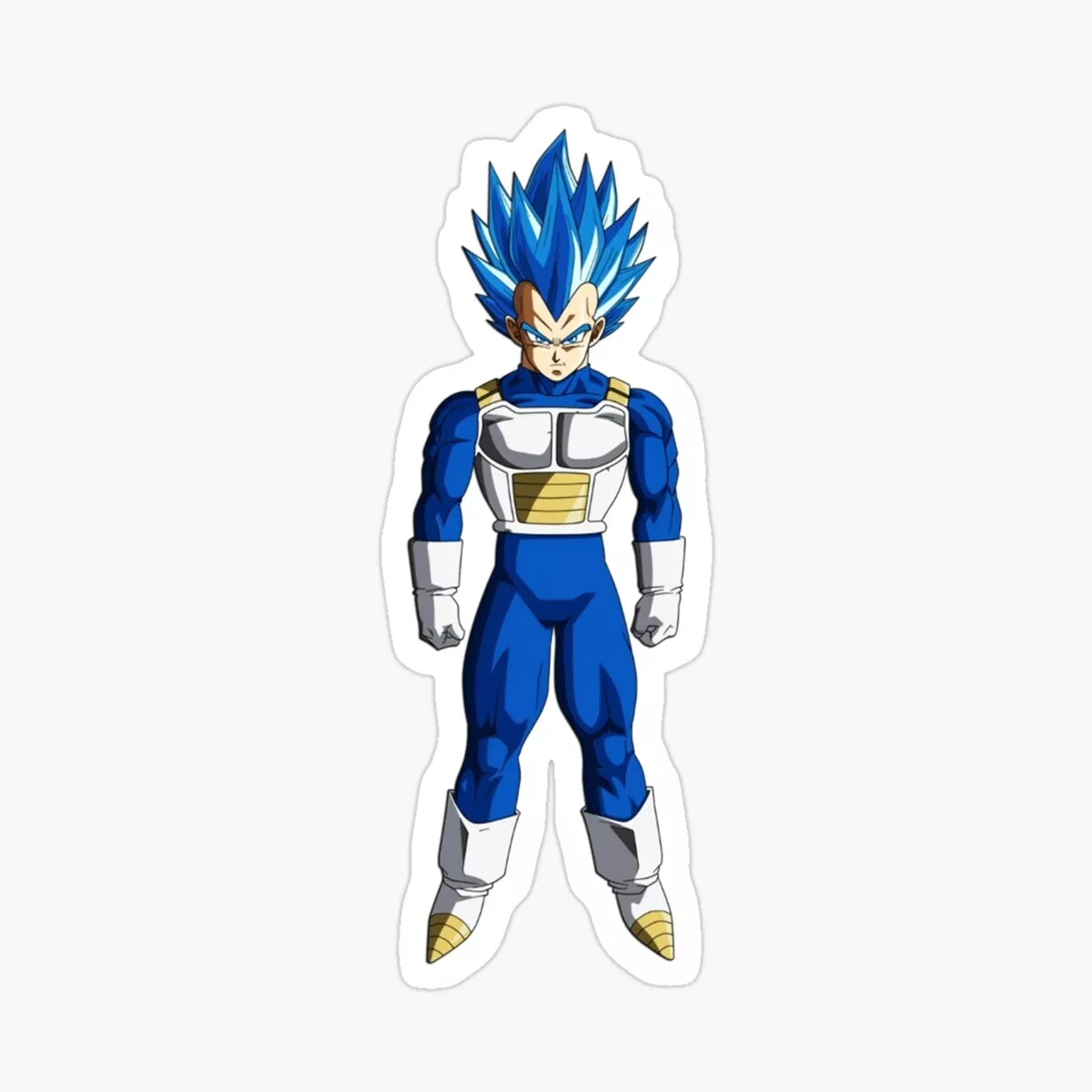 Vegeta SSJ Blue Evolution Sticker Decal Vinyl For Car, Truck Sticker 5 Inch