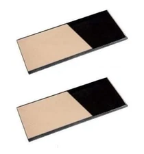 2 EACH Shade 10 Glass GOLD Welding Hood Lens Helmet Filter 2 x 4-1/4 Replacement