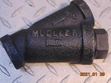 NEW MUELLER 11-D 3/4" CAST IRON Y-STRAINER 250 SWP