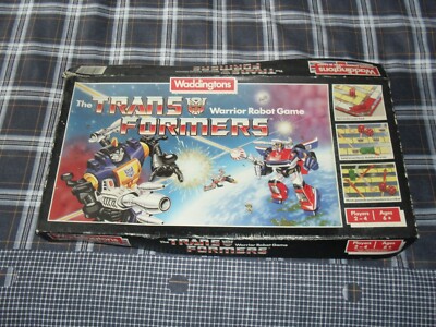 The Transformers Warrior Robot Waddingtons Brettspiel komplett 1985