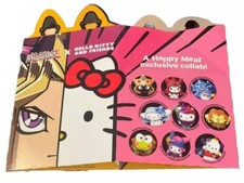 YuGiOh x Hello Kitty and Friends McDonald's Happy Meal Box 2024 No Toy  CLEAN 