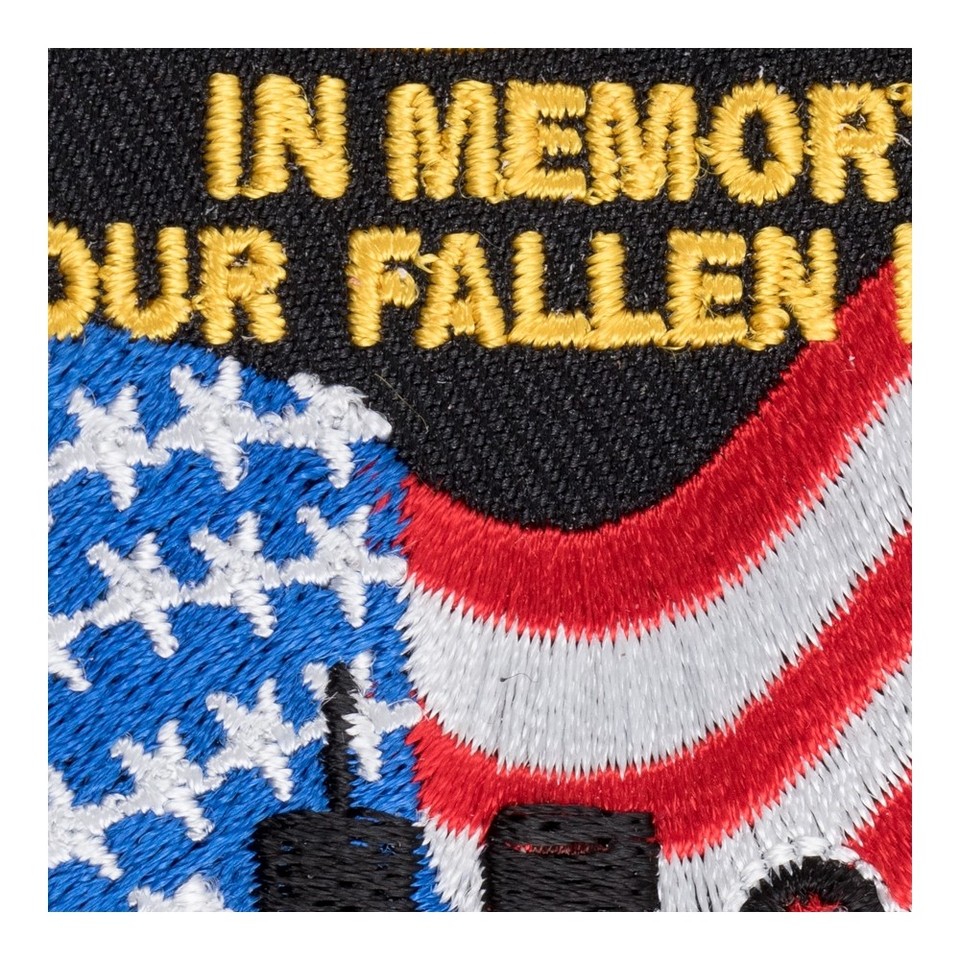 NYPD 9-11 In Memory US Flag Patch, 9-11 Patches | eBay