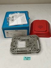 SYSTEM SENSOR HRL Wall Horn Fire Red 2 Wire Plain Indoor