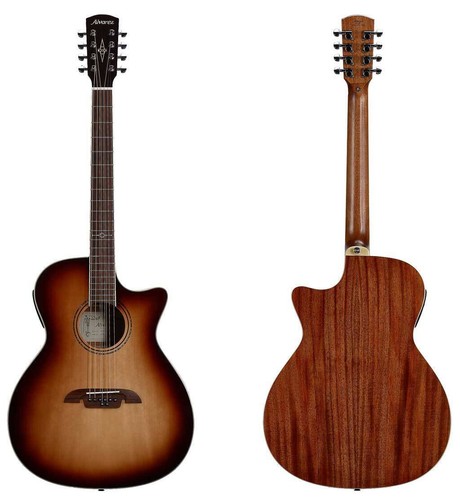 Alvarez Ag60-8Ceshb Grand Auditorium 8-String Acoustic Electric Guitar