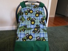  JOHN DEERE Tractors Handmade Baby Infant Car Seat Canopy-Cover