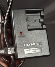 OEM Genuine Olympus LI-40C Li-ion Battery Charger w/ Power Cord