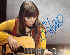 JONI MITCHELL Hand Signed Original 8x10" Authentic Autograph w/COA