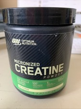 Sealed Optimum Nutrition Micronized Creatine Powder Unflavored EXP 10/27