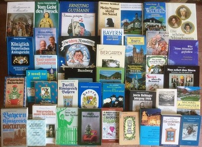 79 Bücher Paket Bavarica Bayern Bairisch Mundart Reise Wandern München Alpen Buc