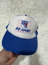 Vintage New York Rangers Trucker Hat Cap Snapback Red Blue Mens NHL Hockey 90s