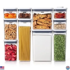 OXO Good Grips 10-Piece POP Container Set for Kitchen Storage, Pantry Premium