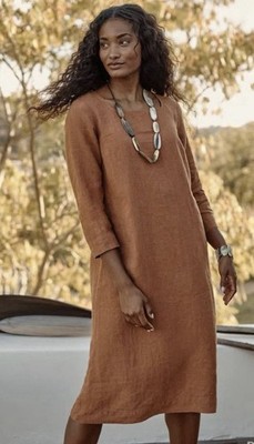 J. Jill Pure Jill Linen Square Neck Midi Dress Rust Terracotta Lagenlook Sz Lg | eBay J. Jill Pure Jill Linen Square Neck Midi Dress Rust Terracotta Lagenlook Sz Lg | eBay