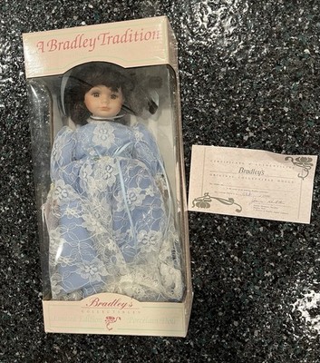 Bradley's Collectibles Limited Edition Porcelain Doll April Miss Diamond W/ COA
