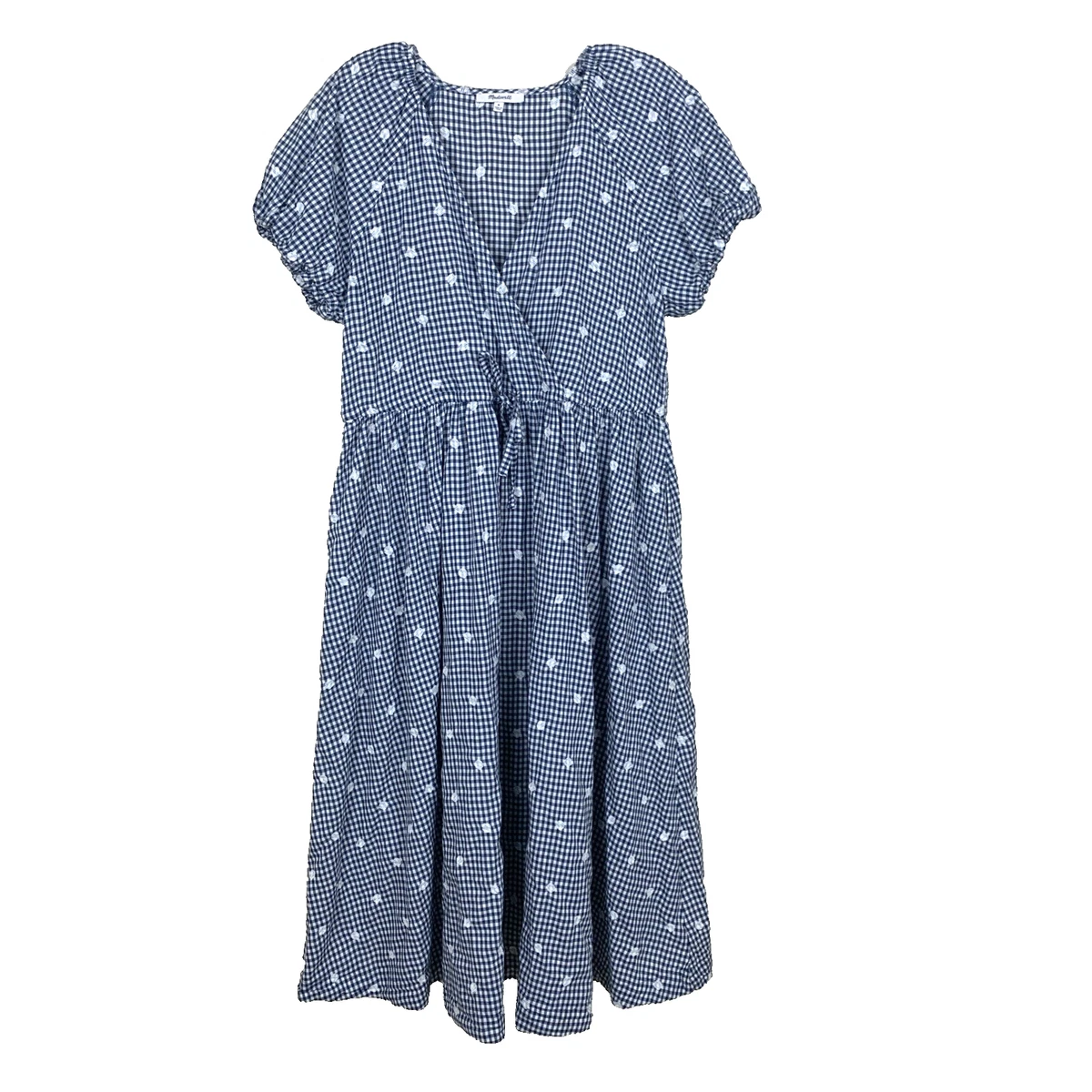 Robe Courte Madewell En Coton Bleu à Motifs Tournesol Et œillets - Taille 2 - Neuf Sans étiquettes