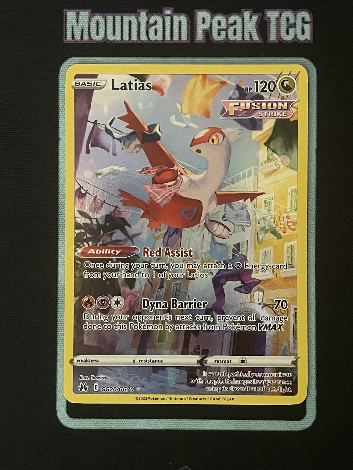 NM Latias GG20/GG70 Crown Zenith: Galarian Gallery - Pokemon Card