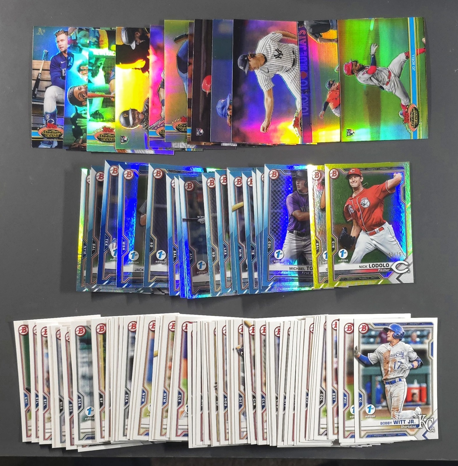 Huge BASEBALL Lot - Over 650 Cards - Rookies, Auto, Numbered, Short Print, RC view 6