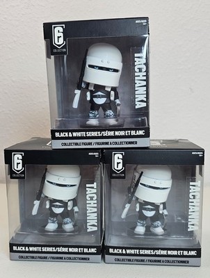 3 Pack _Rainbow 6 CHIBI Black & White Series UBISOFT Tachanka Figures NIB_NEW!!