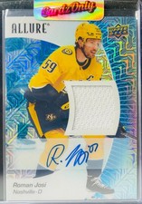 2023-24 Allure ROMAN JOSI - Blue line Auto Jersey /25 #61