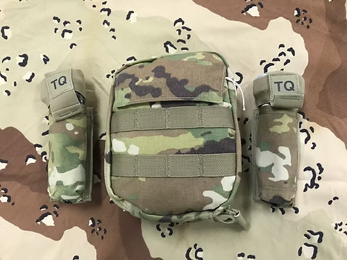OCP CAMO MOLLE JFAK Joint First Aid Kit IFAK with Supplies C.A.T.