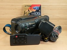 Sony Handycam CCD-TR82 Video8 Camcorder, Made in Japan, Tested and Working