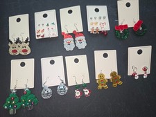 Christmas, 20 pair earrings for christmas stocking ,secret santa and wearing-G2