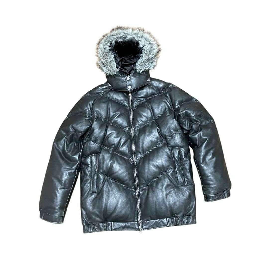 Used supreme 05AW Zip Up Leather Down Jacket Black L | eBay Used supreme 05AW Zip Up Leather Down Jacket Black L | eBay
