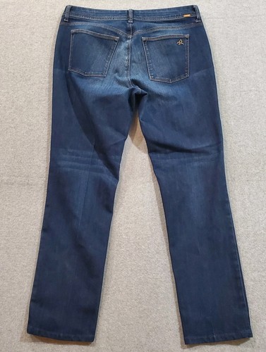 DL1961 COCO Jeans Curvy Straight Women Sz 32 Stretchy Dark Wash 4WAY Stretch - Picture 2 of 11