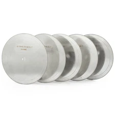 5Pcs 6" Lapidary Saw Diamond Blade Thin Rim 5/8" Arbor Hole Saw for Cutting Rock