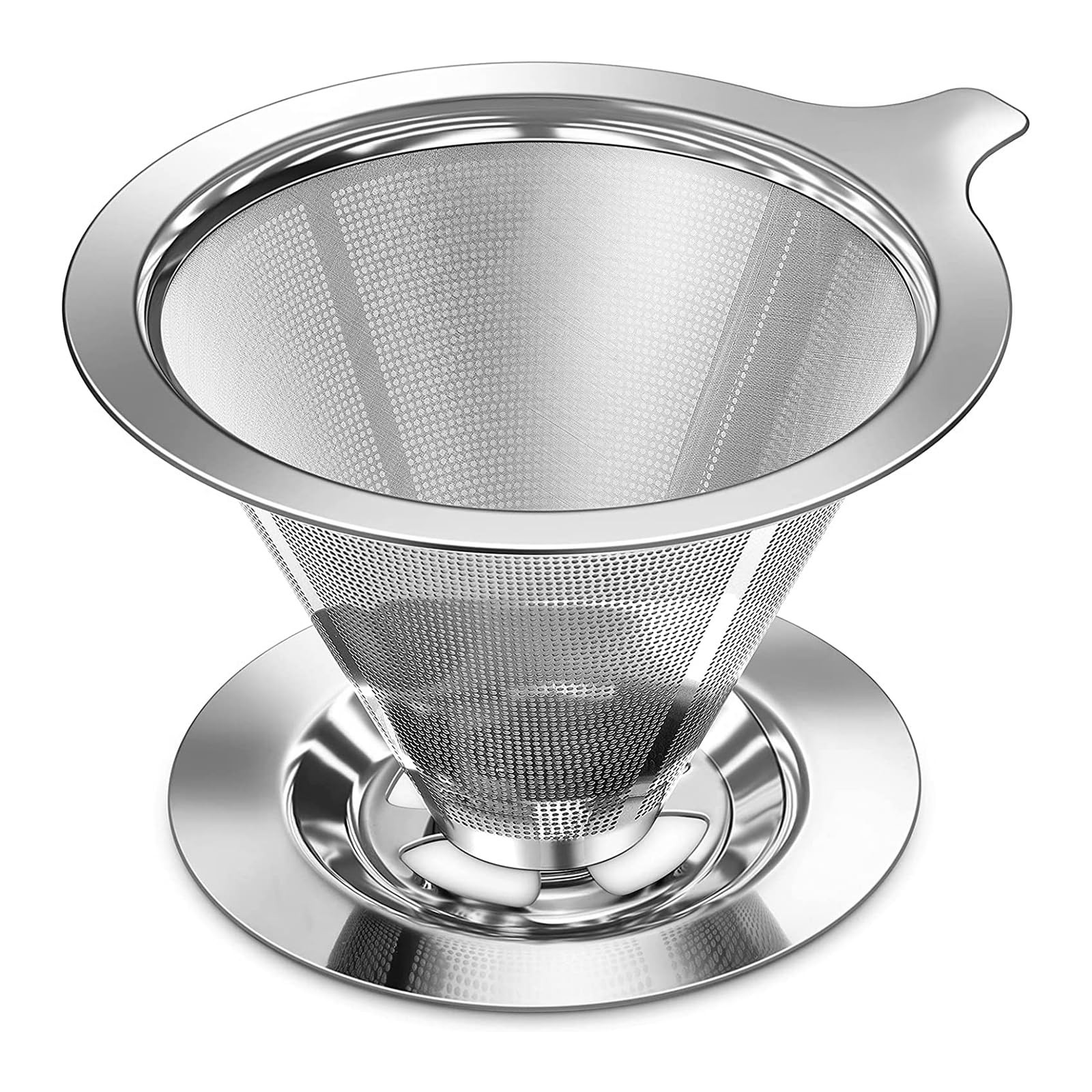 - Paperless Dripper With Double Mesh Filter For 1-2 Cups