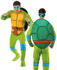 Leonardo Deluxe Teenage Mutant Ninja Turtles Official Mens Fancy Dress Costume