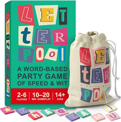 Letterpool: Brettspiele für 2-6 Spieler für Erwachsene, Familie & Jugendliche   lustige Wortspiele