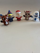 Rudolph The Red-Nosed Reindeer Finger Puppets- 5 Piece Set Christmas Bumble