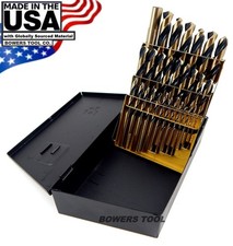 Norseman 29pc HI-Molybdenum M7 Drill Bit Set w Index 1/16-1/2 MADE IN USA SPM-29