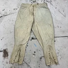 Vintage 1910s WW1 US Army Cotton Canvas Breeches Pants Trousers 29x24 Military