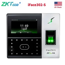 ZKTeco iFace302-S Fingerprint Facial Recognition Access Control Terminal US