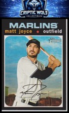 2020 Topps Heritage #636 Matt Joyce Miami Marlins